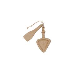 Poêlon et spatule à raclette 1x5x10/1x2,5x8cm - Kraft