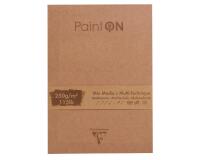 PaintON Mixed Media, Block kopfseitig geleimt, 50 Blatt, 17,6x25 cm, 250g, Papiere sortiert - Sortierung