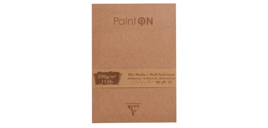 Paint'ON assorted glued pad 17.6x25cm 50S 250g - Assortment