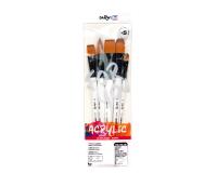 Darwi For You set de 5 pinceaux larges - Blanc