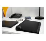 "Exacompta Multipart File, A4 270gsm, 12 Sections labelled 1 to 12" - Black