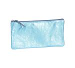 MIROR LEATHER Flat pocket 22x11 cm Miror turquoise