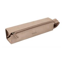 Rhodiarama pennenetui Italiaans kunstleer 23x5x5 cm - Beige