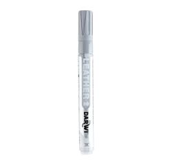 DARWI Ledermarker, Spitze 2mm, Inhalt 6ml, Mausgrau - Mausgrau