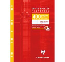 Clairefontaine Punched Double Sheets Seyes A4 200 Sheets