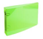 Classeur 2 anneaux plastifié pour fiches bristol Exacompta Crystal A5 - Dos 2,5 cm couleurs assorties