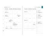 Agenda de bureau All in 2 EasySlim 21 Kaa 15 x 21 cm Mensuel Janvier 2027 à Janvier 2028 - 13 mois - Noir