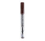 DARWI Kalte Keramikfarbe, Marker 2mm Spitze, Inhalt 6ml, Dunkelbraun - Dunkelbraun