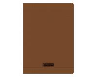 Cahier piqué 8000 POLYPRO A4 192 pages grands carreaux 90 g - Marron