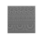 Cernit plaque de texture Geometrics - Gris