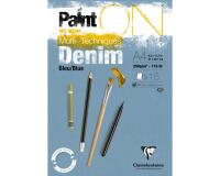 PaintON Bleu Denim bloc collé 15F A4 250g - Denim