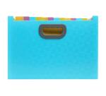 Exacompta Pop 'N Co Expanding File 24 Part 33x23.5x25cm - Cyan