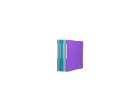 Chemises à élastiques à rabats Maxi Capacity carte enduite Teksto - A4 - Couleurs assorties
