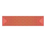 Echarpe 100% soie - 180x43cm Triangles - Blanc