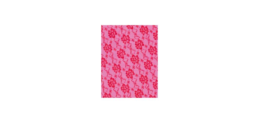 * Pochette 3 Feuilles Identiques Ref 601 - Rose