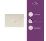 20 enveloppes 162x229mm Vélin pur coton gommées - Crème