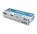 Rotolo per registratore di cassa 80x80mm - 76mt - rotolo termico da 52g - Safe Contact. - Grigio chiaro|