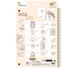 Malbuch, Wild, A4, 21x1x34,2 cm - Rosabeige