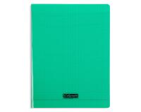 Cahier piqué 8000 POLYPRO 24x32 cm 96 pages grands carreaux 90 g - Vert