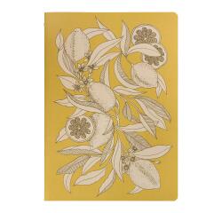 Jardin des Sens, Notizheft mit Fadenbindung A4 21 x 29,7 cm, 48 Blatt 90g, liniert mit Rand, sortiert