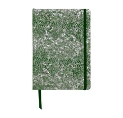 CÉLESTE Carnet A5 RR, Ligné 144 pages Lazer Vert Argent