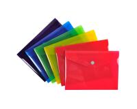 Pochette pression Iderama en polypropylène - Couleurs assorties