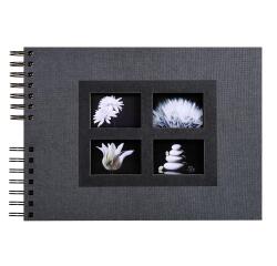 Photo Album Spiral Passion 32x22cm - Black