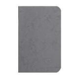 Cahier piqué Age Bag 9x14cm 96 pages ligné - Gris