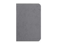 Cahier piqué Age Bag 9x14cm 96 pages ligné - Gris