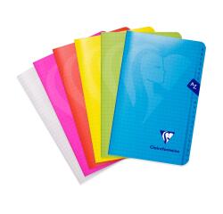 Mimesys, Register 11x17 cm, 48 Blatt 90g, kariert, Taben A-Z, Einband aus PP, Farben sortiert - Sortiert