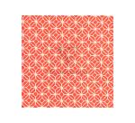 Papier 80g, Tiny Rolls 5x0,35m, Carrés - Rouge