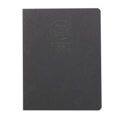 Crok'Book carnet piqué 20F 17x22cm 160g F - Noir