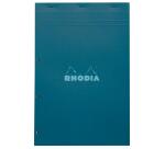 Bloc agrafé Rhodia Couleurs Paon N°20 A4+ 21x31,8 cm - Paon