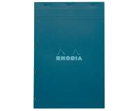Bloc agrafé Rhodia Couleurs Paon N°20 A4+ 21x31,8 cm - Paon