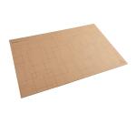 Deskmat rig cardboard 575x375cm Eterneco - Brown geometrical design