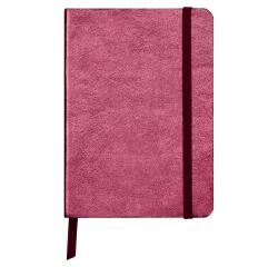 CUIRISÉ Carnet souple A6, 144 pages unies - Cerise