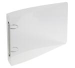 Classeur 2 anneaux plastifié pour fiches bristol Exacompta Crystal A5 - Dos 2,5 cm couleurs assorties