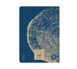 Cahier piqué FOREVER PREMIUM 100% recyclé A4 96 pages ligné papier recyclé blanc 90 g - Bleu cobalt