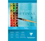 Blok Etival Aquarel kop gelijmd 10 blad A3 (29,7x42cm) 200g fijne korrel
