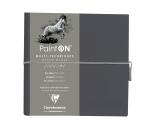 Paint'ON PU notebook 19x19cm 32 blad 250g grijs - Grijs