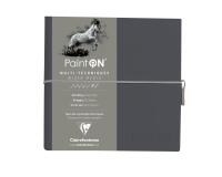 Paint'ON PU notebook 19x19cm 32 blad 250g grijs - Grijs