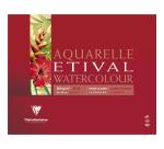 Clairefontaine Etival Watercolour Block - 24 x 30cm - 10 Sheets - 200gsm - Classic Grain
