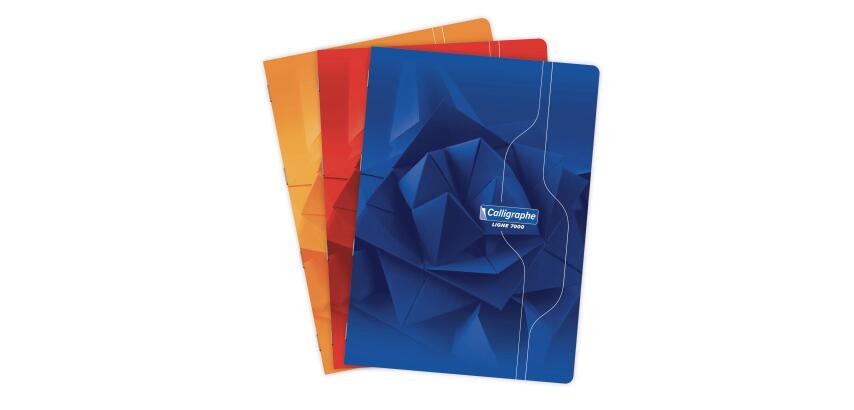 Cahier piqué 7000 A4 192 pages grands carreaux 70 g - Assortis