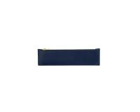 Trousse stylo en cuir, petit modèle - Bleu marine