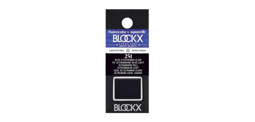 Aquarelle extra-fine demi-godet - Bleu d’outremer clair