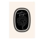 Moulin Rouge, Correspondence set 12x16,5 cm contains 8 simple cards 11x15,5 cm and 8 Pollen C6 envelopes natural white
