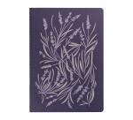Jardin des Sens, Carnet cousu fil A5 14,8x21 cm, 64 pages, ligné, ass.
