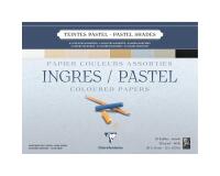 Ingres Pastel bloc collé 25F 30x40cm 130g - Assortiment pastel