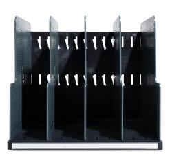 MODULOTOP vertical sorter w.5 dividers - Light grey