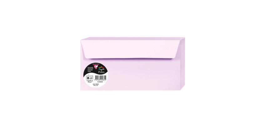 Paquet de 20 enveloppes Pollen 110x220mm 120g/m2